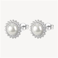 Ohrringe Brosway Dame FANCY INFINITE WHITE in Silber Perla FIW146